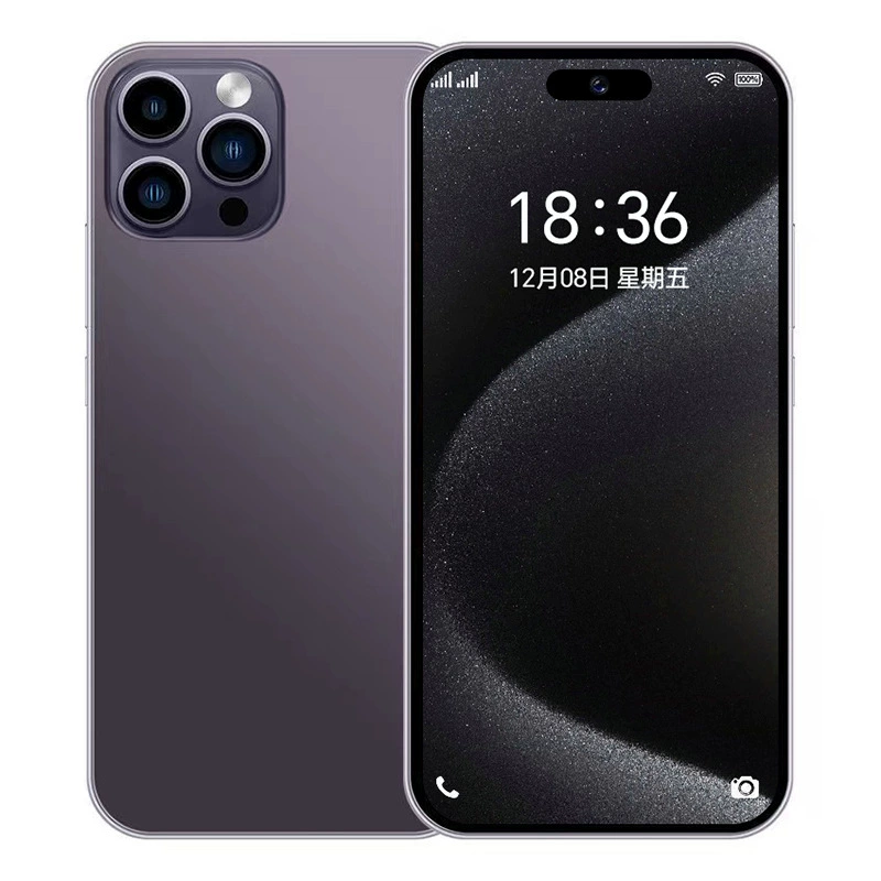 Мобильный телефон i15 Promax, 6,8" широкий экран, 48 МП, поддержка всех сетей