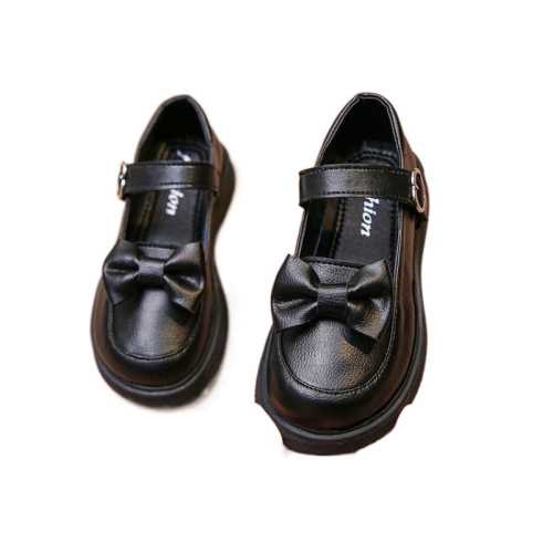 Baby Girl Genuine Leather Soft Sole Trendy Princess Shoes 2025 Spring and Autumn Children's Single Leather Shoes for Girls and Middle Children Performance