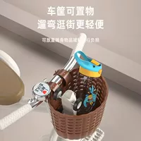 Детская велосипедная корзина винтажная тканая корзина для коляски передняя корзина детская прогулочная детская артефакт
