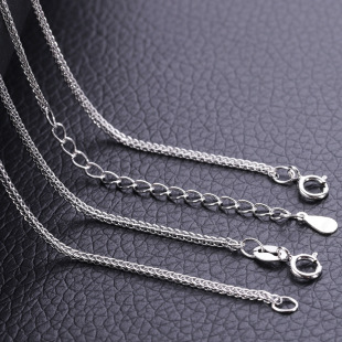 S925���y��1.5mmФ������ DIY�i��朼��Lβ�ë��� �S�����l