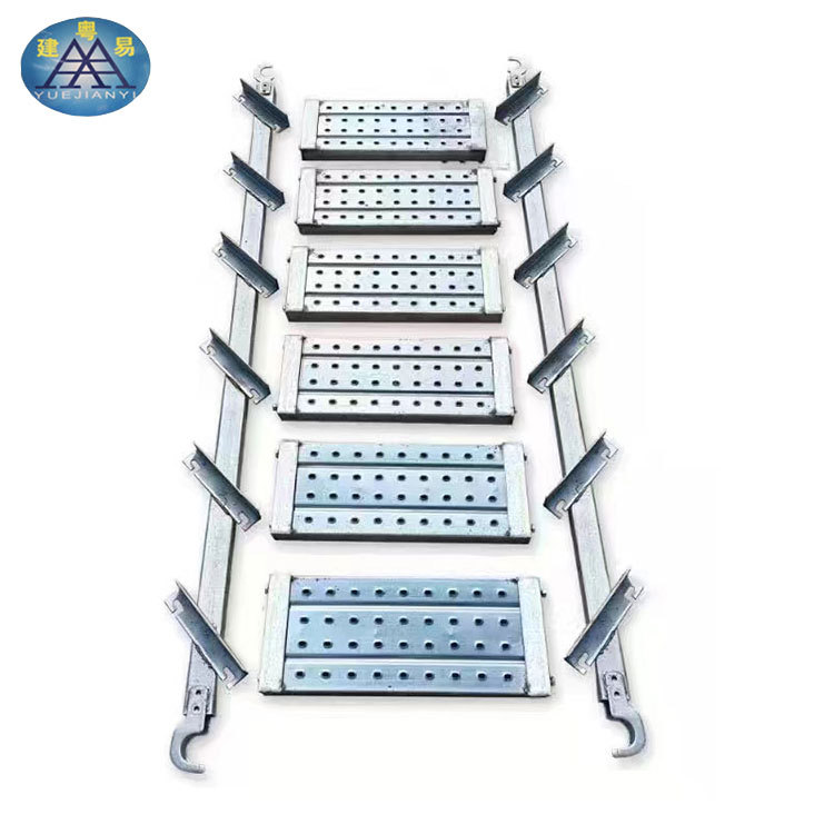 粤建易 新型移动式铝制伸缩脚手架 铝合金脚手架 铝制梯子