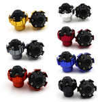 摩托车踏板车改装配件前叉杯电动车前减震铝合金防摔杯改装饰件