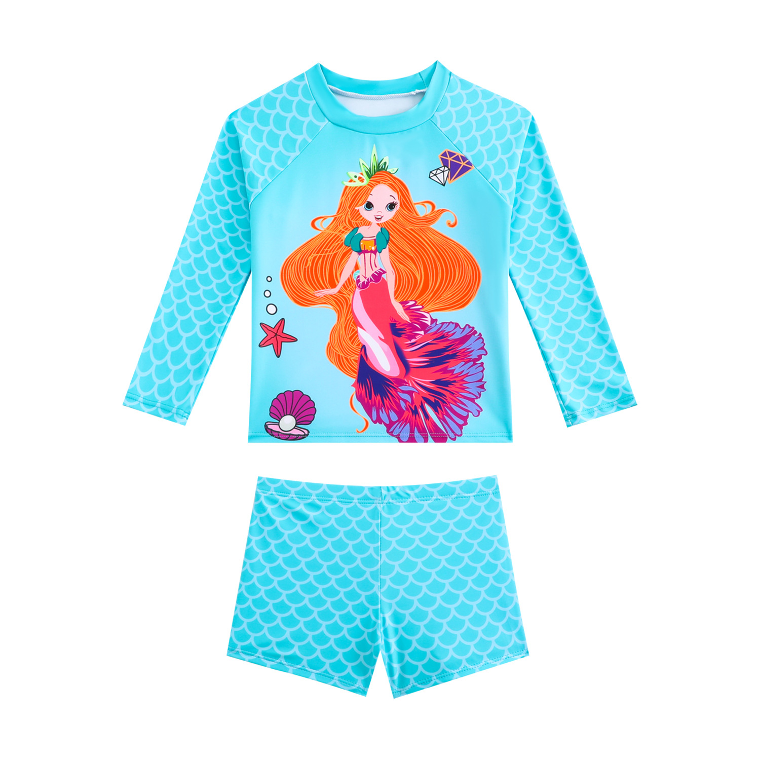 children's cute split quick dry small beach swimwear
