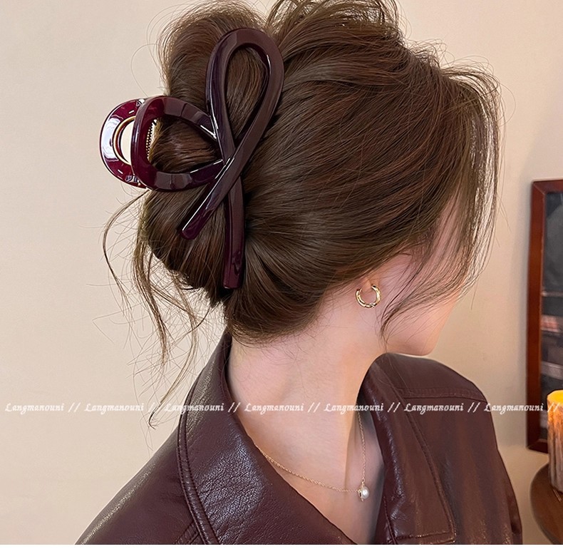 PC-Material Haargreifer Große Größe für volles Haar Haarspange Damen Hinterkopf Hai-Clip Neues Modell Hochwertiges Haarzubehör