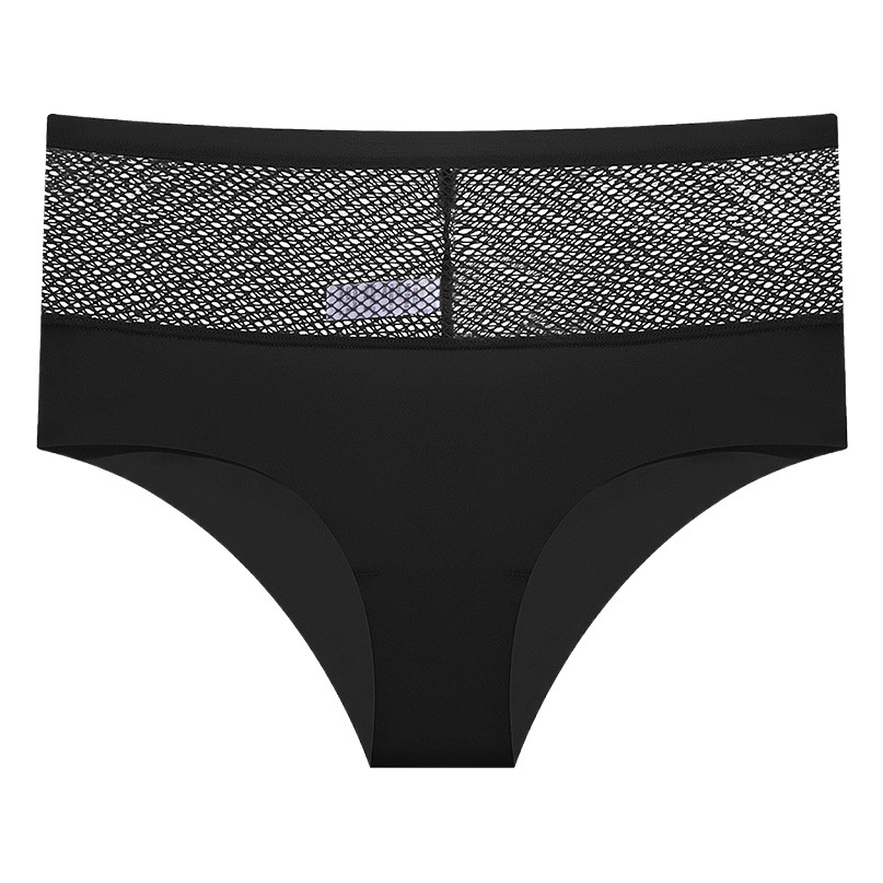 Ropa interior de red de pesca hueca europea y americana transfronteriza sexy ropa interior de seda de hielo de las mujeres nuevos escritos de comercio exterior más tamaño