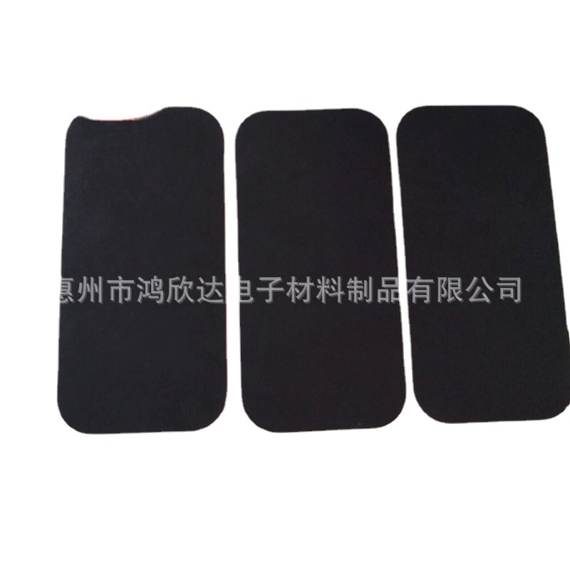 方形硅胶防滑垫 圆形橡胶脚垫 自粘硅胶垫片 黑色磨砂硅胶脚垫