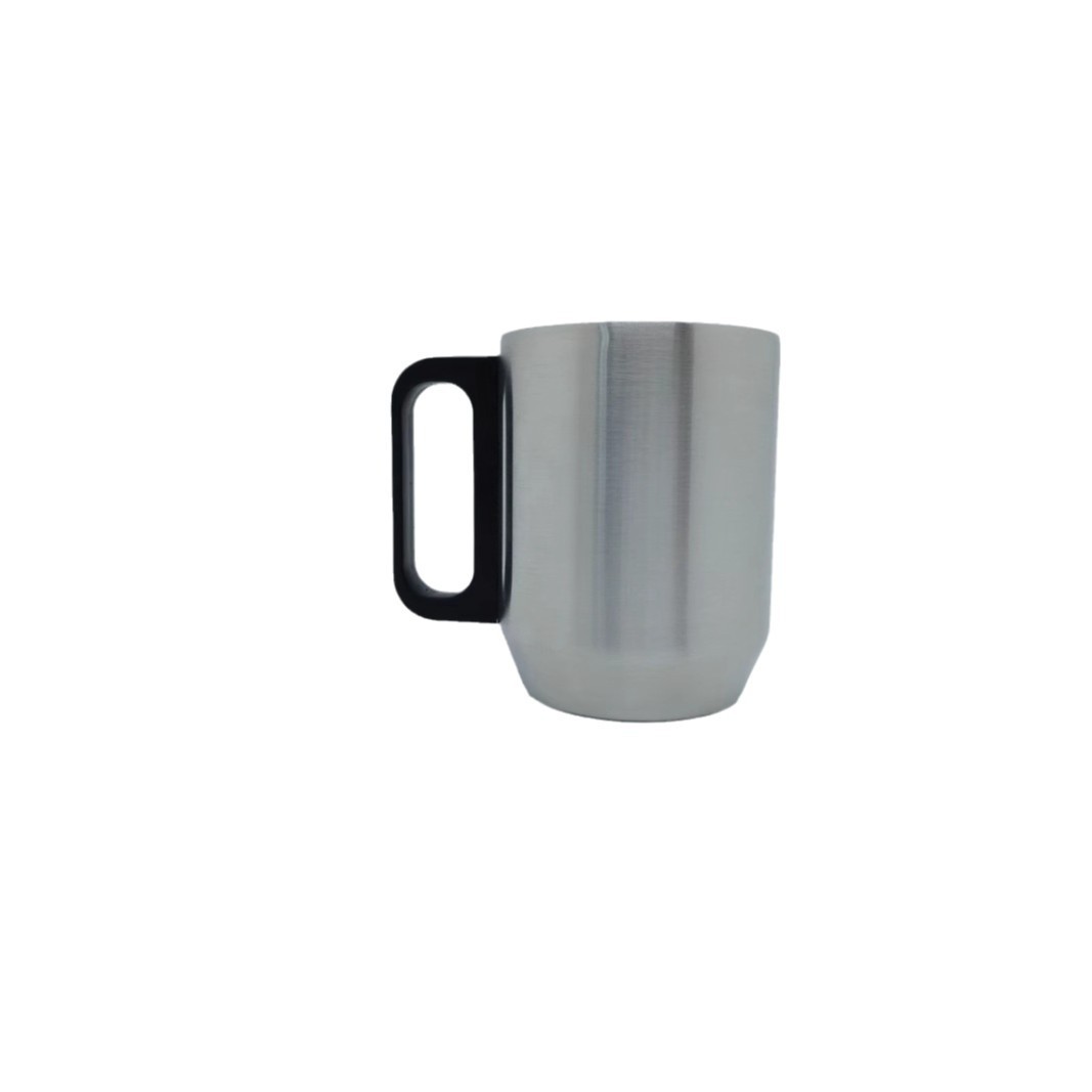 Nueva taza de acero inoxidable 304 taza de montaña portátil al aire libre simple taza de agua de oficina taza de café doble al por mayor