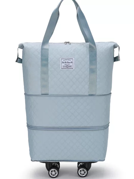 New Rhomboid Travel Bag Storage Bag-to-be-produced Universal Wheel Dry and Wet Separation Expansion Luggage Bag Large Capacity Fitness Bag