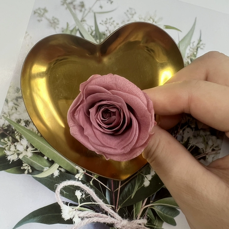 Материалы для DIY вечной жизни цветка, класс B, голова вечной розы 2–3 см, маленький брелок-розочка с основным материалом