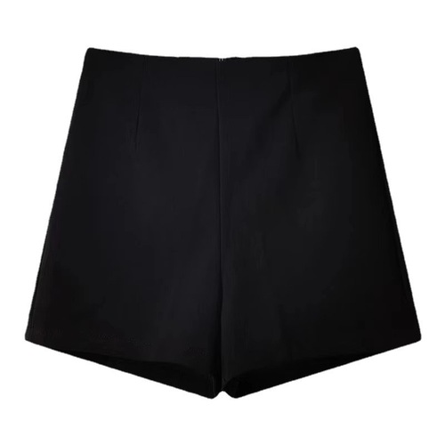 Black Sexy High-end Thigh-high Elastic Mini Skirt for Petite Women to Slim Down Summer Bodycon Shorts