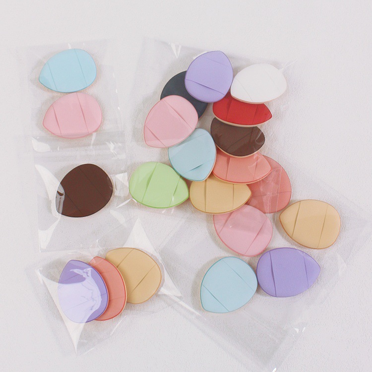 Mini Borla de Maquillaje para Dedos de Espuma Sin Látex, Uso en Seco y Húmedo, Forma de Gota, para Corrector Local image 3