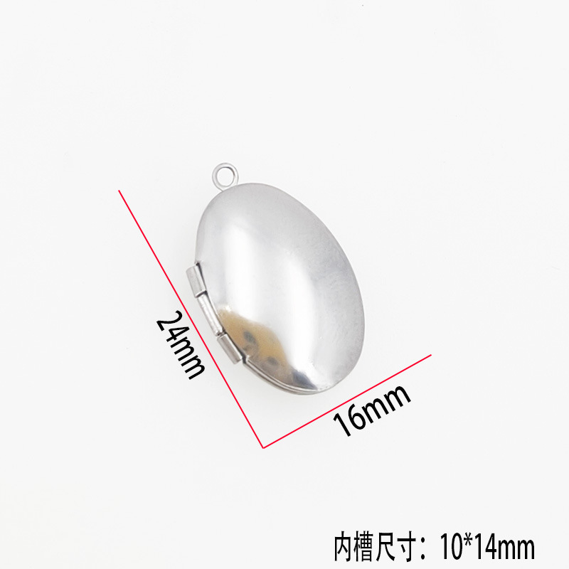 DIYのステンレス鋼の写真の箱の愛の円形の正方形のペンダントのアクセサリーのネックレスの装飾の部品のカップルの写真の箱|undefined
