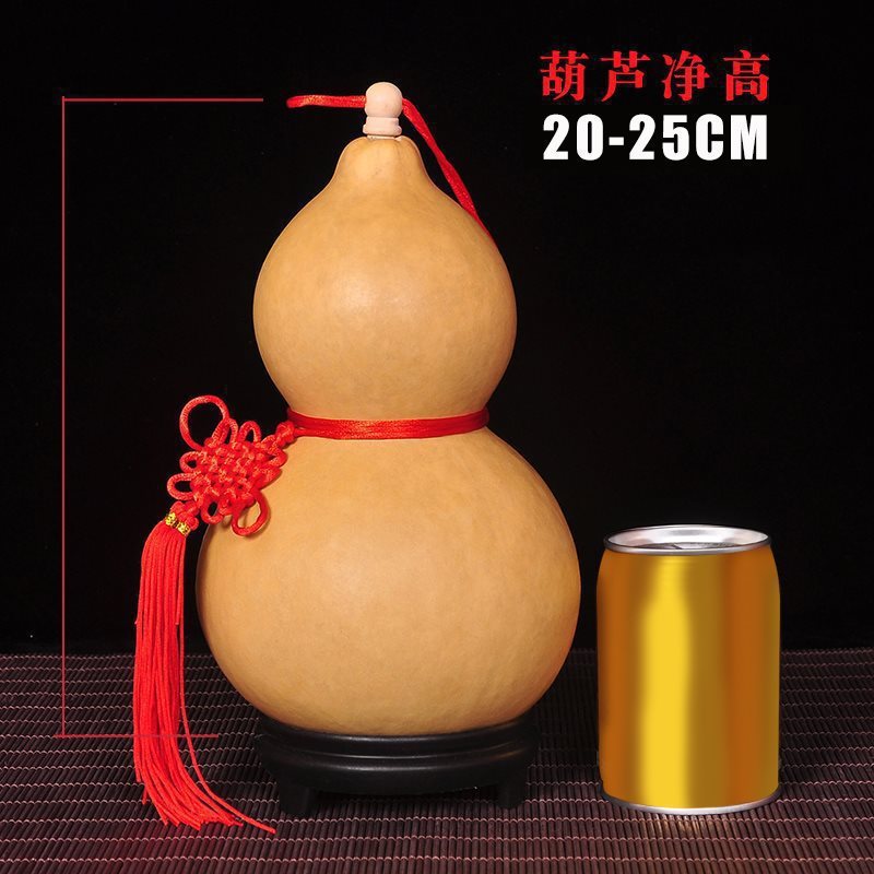 天然葫芦挂件家居饰品特大葫芦摆件带龙头店铺室内悬挂文玩小葫芦|undefined