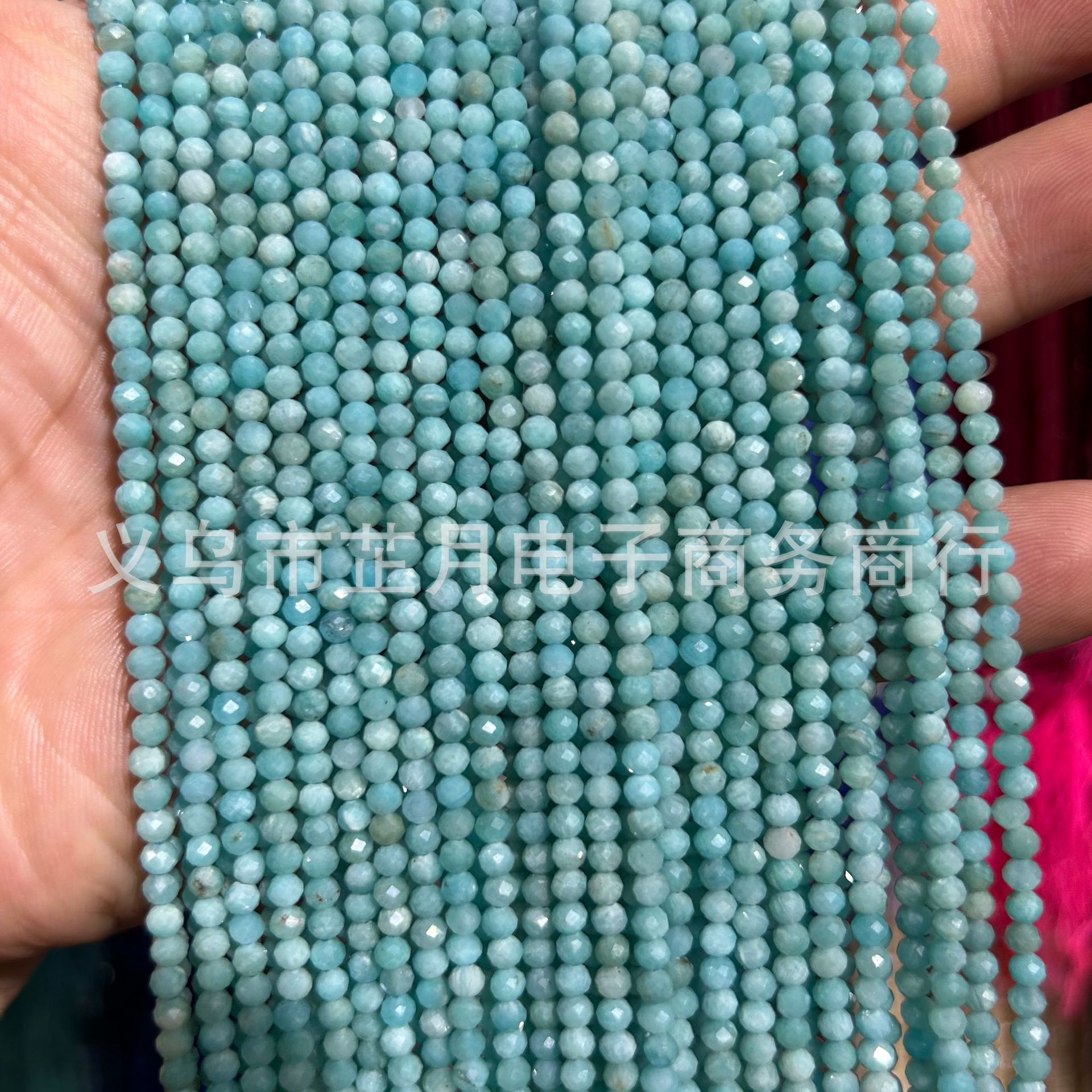 Pequeñas cuentas 2mm3mm4mm facetas todo tipo de ágata Cristal de piedra natural granos sueltos DIY joyería pulsera collar