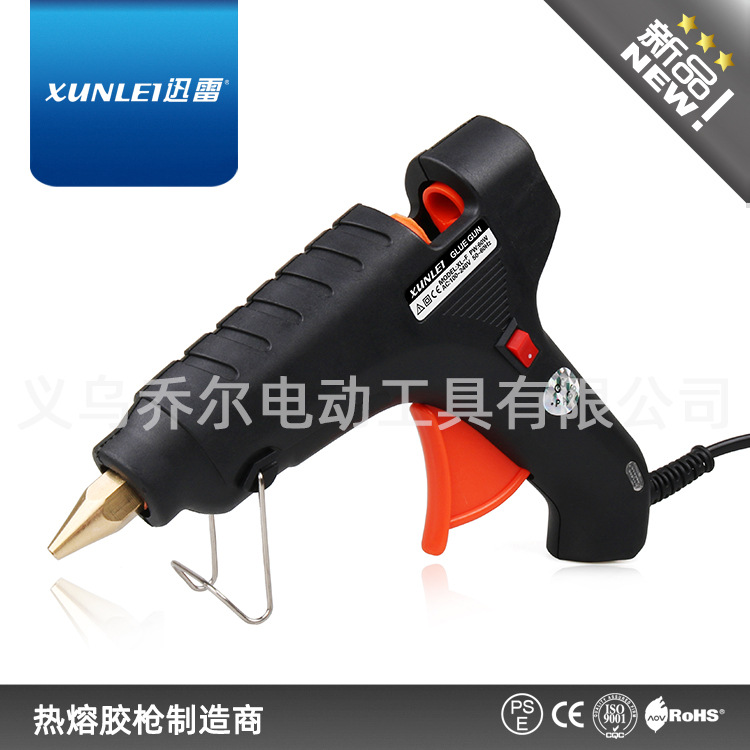 【迅雷品牌】义乌厂家直销黑色60W开关点胶设备喷涂工具 热销胶枪