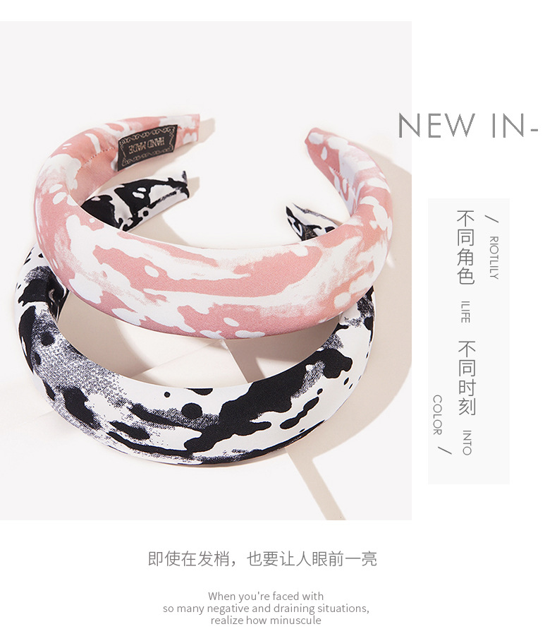 Nouveau Bandeau Éponge À Motif De Lait Éponge De Mode Créative display picture 8