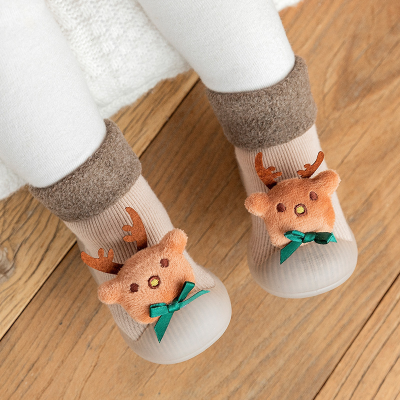Navidad, Año Nuevo, invierno, calcetines para bebés, zapatos para bebés, zapatos para bebés image 4