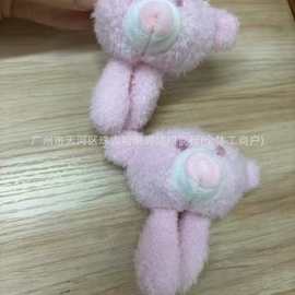 秋冬可爱牛仔小熊公仔包包小熊配饰 趴趴熊小熊包包配饰 服装辅料