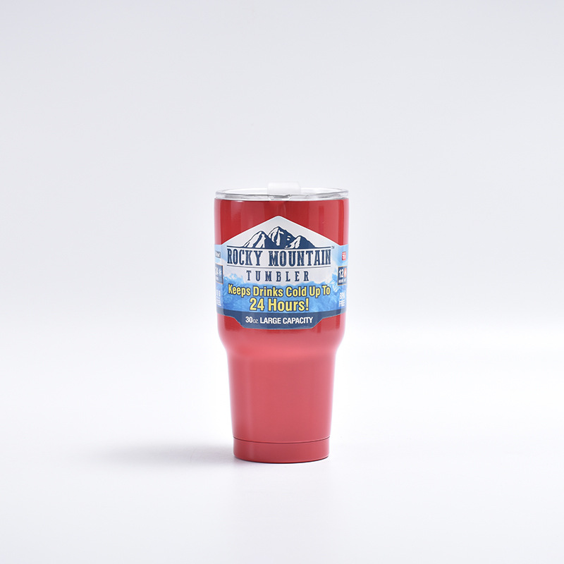 Verano caliente frío-mantenimiento taza de helado europeo y americano 30oz taza de coche 304 de acero inoxidable vacío termo taza al por mayor