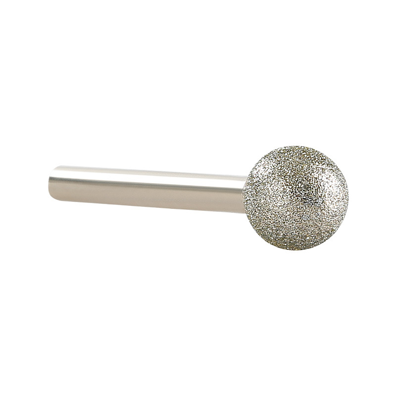 Galvanoplastia Emery cabeza de molienda redonda esférica piedra Jade talla de jade letras molino eléctrico varilla de molienda herramienta de talla de piedra