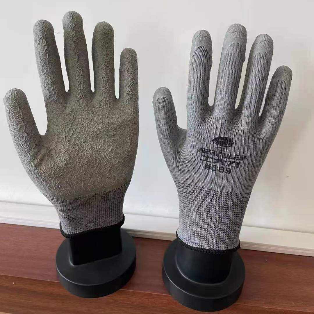 Guantes de Trabajo con Recubrimiento de PU Antiestático al por Mayor, Guantes de Protección Resistentes a Cortes y Pinchazos, Guantes de Seguridad de Trabajo Gruesos Resistentes al Desgaste