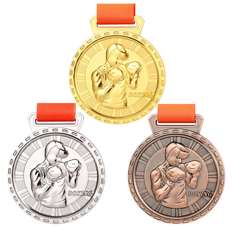 Juegos Deportivos Insignia de metal Medalla conmemorativa Natación Ping-Pong Rugby Patinaje en ruedas Ciclismo Boxeo Esquí