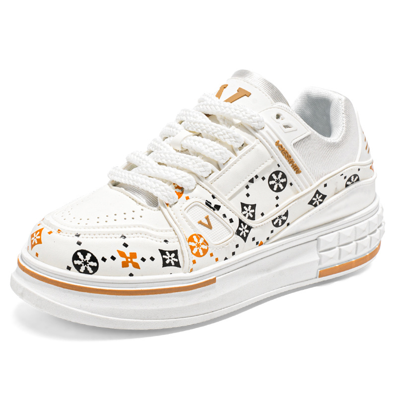 Zapatillas de deporte de alta gama, nuevo estilo de verano, zapatos blancos de moda transpirables, estilo explosivo transfronterizo, celebridades de Internet, el mismo estilo, zapatos de moda para estudiantes