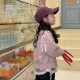 Size roll 25 new girls Korean version of foreign style leisure letters spring and autumn bow baseball suit coat tide -70706