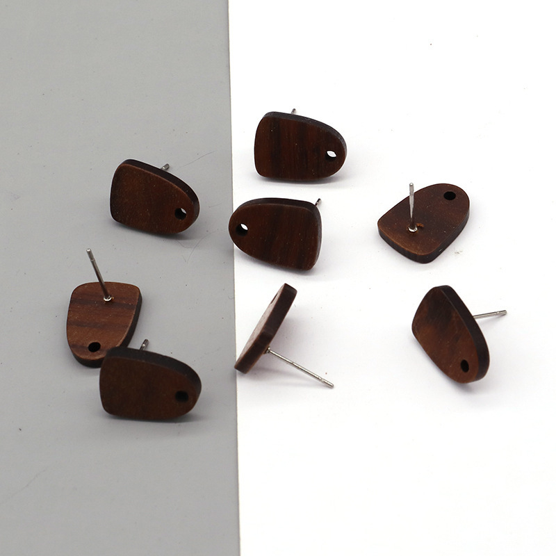 Simple and Unique Geometric Wooden Earrings Earrings with Hanging Accessories DIY Retro Original Color Wooden Earrings Earrings Jewelry Simple and Unique Geometric Wooden Earrings Earrings with Hanging Accessories DIY Retro Original Color Wooden Earrings Earrings Jewelry