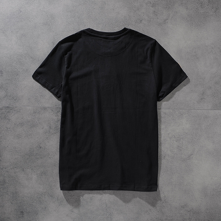 Modern banner spring/summer new American-style hair-grinding men's round-necked short-sleeved T-shirt youth half-sleeve M616 26