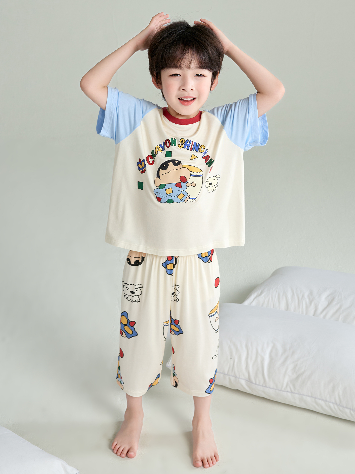 Children's summer thin pijama for boys