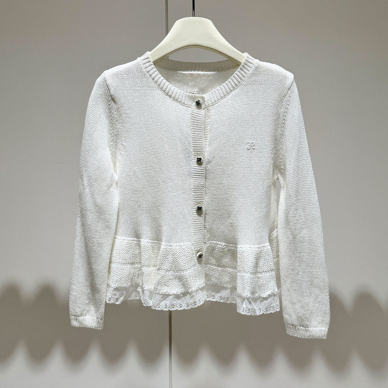 Moshuviya 2026 Autumn New Long Sleeve Lace Elegant Single-Breasted Cardigan Knitwear Xsj4M07B