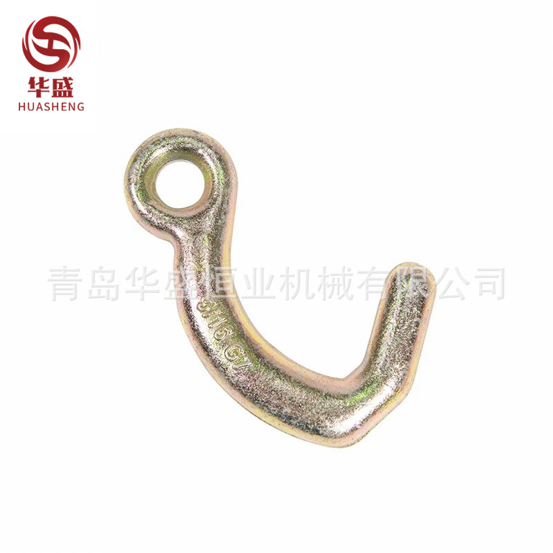 源头工厂锻造 眼型镰钩 单眼吊钩  链条组合钩 清障车钩