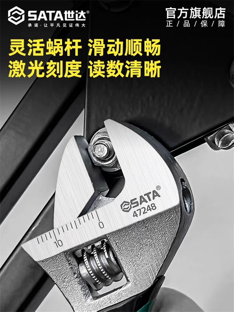 ✅84GG批发多功能沾塑欧式活动扳手柄活络扳手4寸8寸10寸12寸24寸