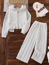 D 13920 Kids' Hooded Zip-Up Set ͯװ��װ �羳����ѷŷ��
