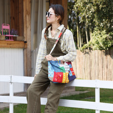 伟雪同款尼泊尔拼布手工包新款原创设计民族风百搭日常单肩斜挎包