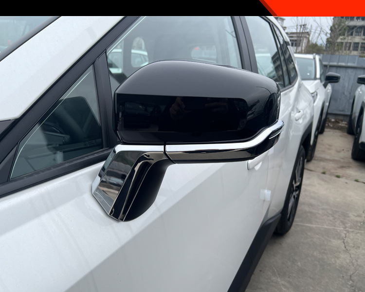 Suitable for 26 Models of Toyota Rav4 Modified Rearview Mirrors, Special Anti-Collision Decorative Bright Strip Car Accessories Stickers