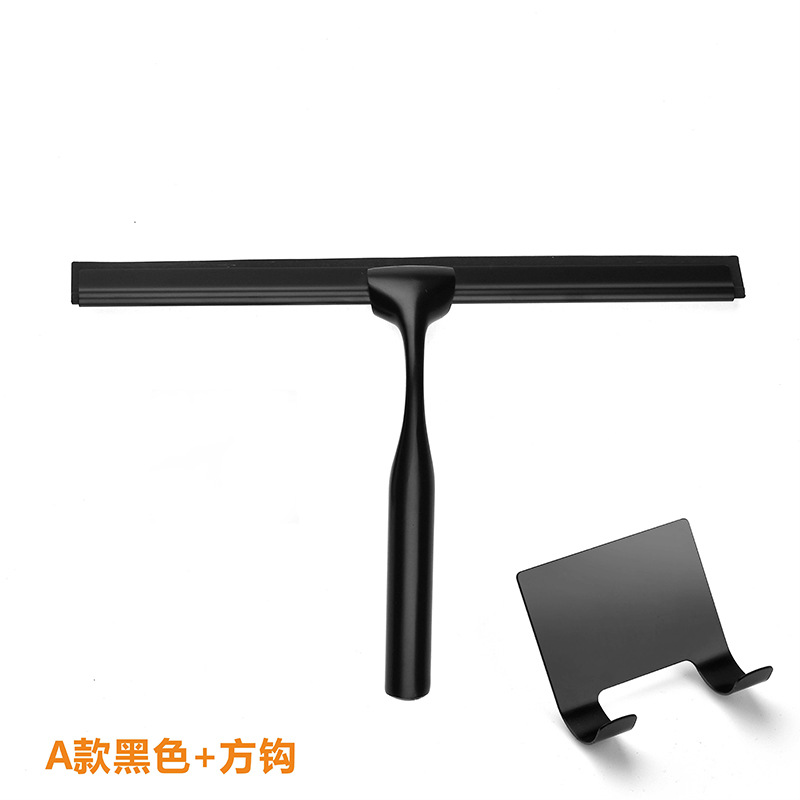 Limpiacristales de acero inoxidable, raspador de silicona suave para cristales, limpiador, limpiador de azulejos y espejos de baño