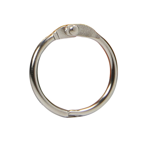 Manufacturer wholesale metal buckle stationery book ring buckle calendar loose-leaf ring color open ring card book ring photo album card ring