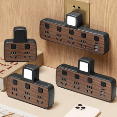 One-turn multi-plug multi-function USB night light conversion socket row plug split hole multi-switch wireless plug-in wiring board