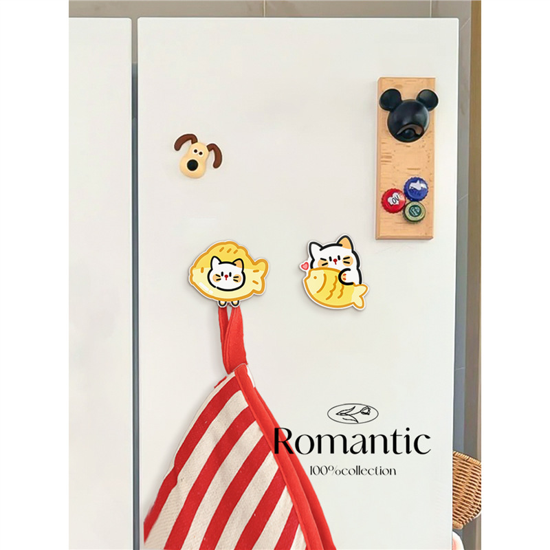 Acrylic Hook for Hanging Hand Towels and Keys Behind the Door, No-Drill, Traceless Adhesive Hook for Kitchen Use