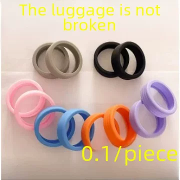 Luggage Case Wheel Mute Protective Cover Trolley Case Suitcase Wheel Cover Casters Anti-Slip Anti-Wear Rubber Cover