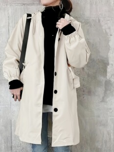 H 14243 Autumn Casual Trench Coat ���b�L�� �羳�W�����R