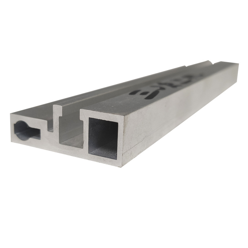 Profil de aluminio molde abierto procesamiento CNC personalizado pista de aleación de aluminio canal abierto u-sanguineta barrera de vidrio fábrica de extrusión de oxidación