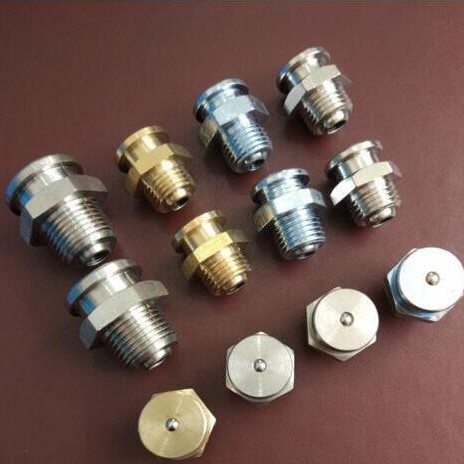 跃冠 DIN3404 M16*1.5-22 铜 本色 平扣式 船用油杯 黄油嘴 德标