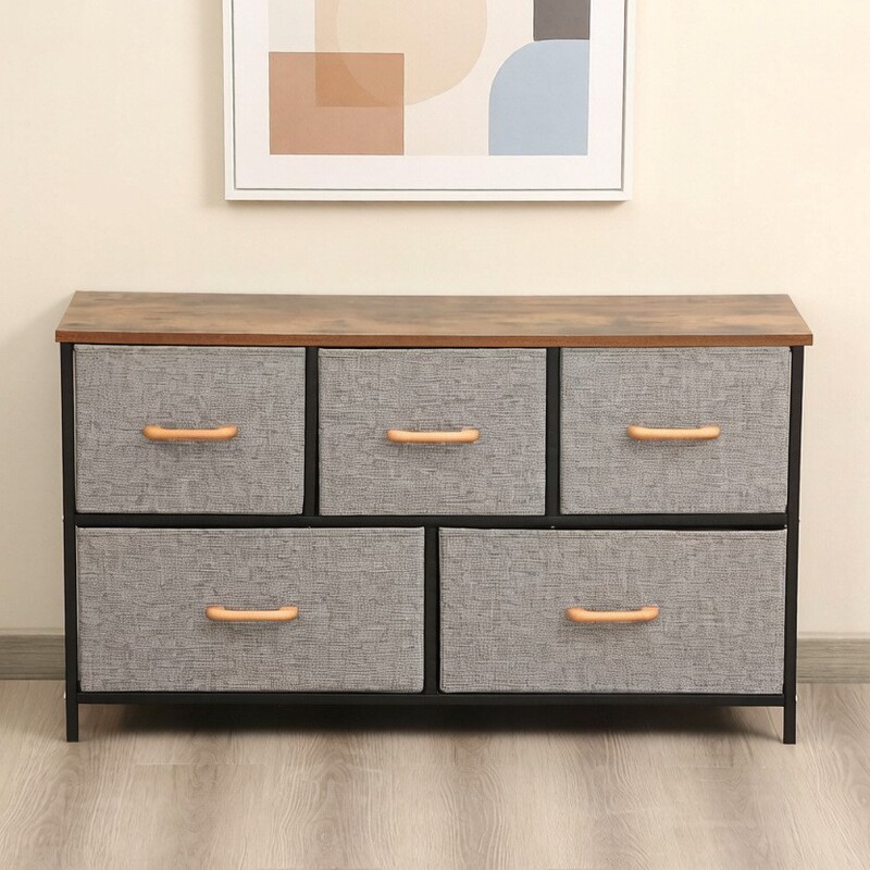 Modern minimalist fabric drawer storage cabinet, clothing organizer, multi-layer assembly living room miscellaneous cabinet
