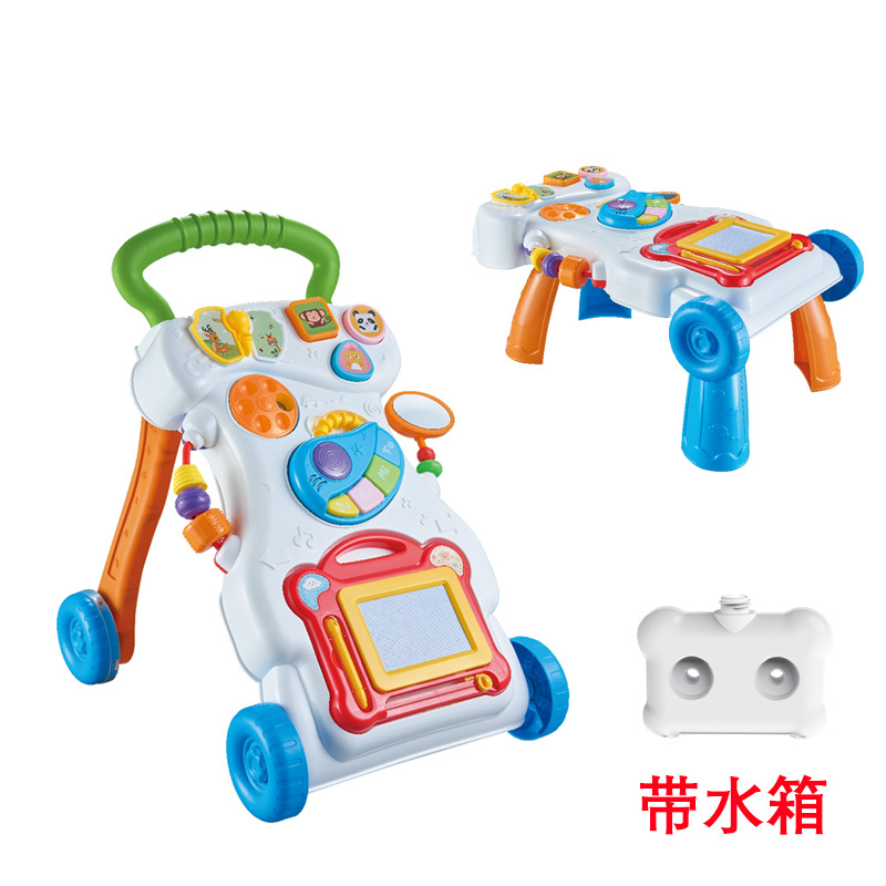 乳幼児用歩行車児童手押し車音楽補助車は、赤ちゃんの子供の車のおもちゃを横転するのを防ぐことができる