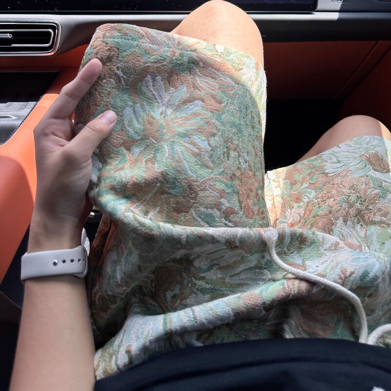 Vintage Oil Painting Style Shorts for Men, Summer Loose Hawaiian Couple Beach Shorts, Straight Casual Five-Point Pants Vintage Oil Painting Style Shorts for Men, Summer Loose Hawaiian Couple Beach Shorts, Straight Casual Five-Point Pants