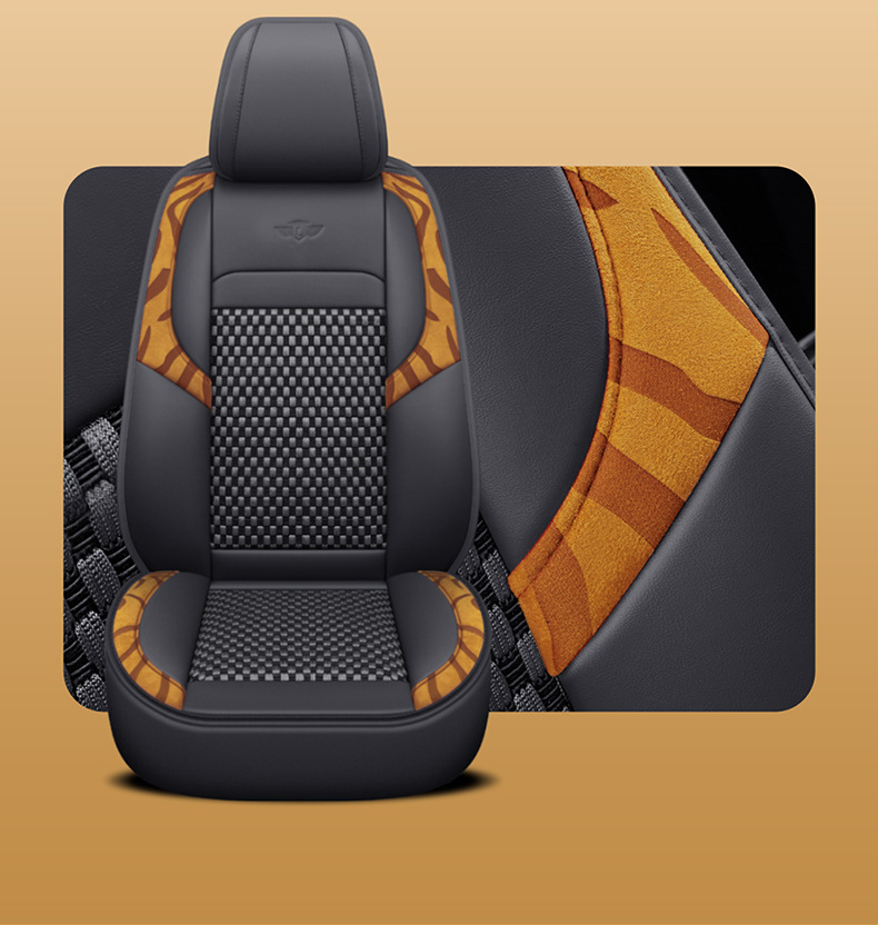 Dr. Jie's Car Seat Cushion Is Universal for All Seasons and Summer Ice Silk All-Inclusive Car Seat Cushion Ventilated and Breathable Car Seat Cover