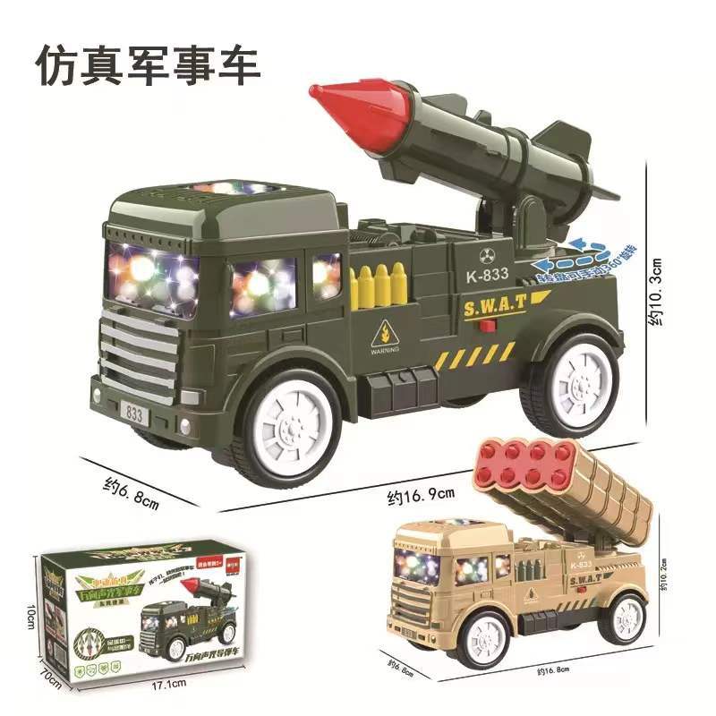 Coche de juguete para niños música eléctrica luminosa Universal ingeniería coche dibujos animados excavadora puesto al por mayor mercado nocturno